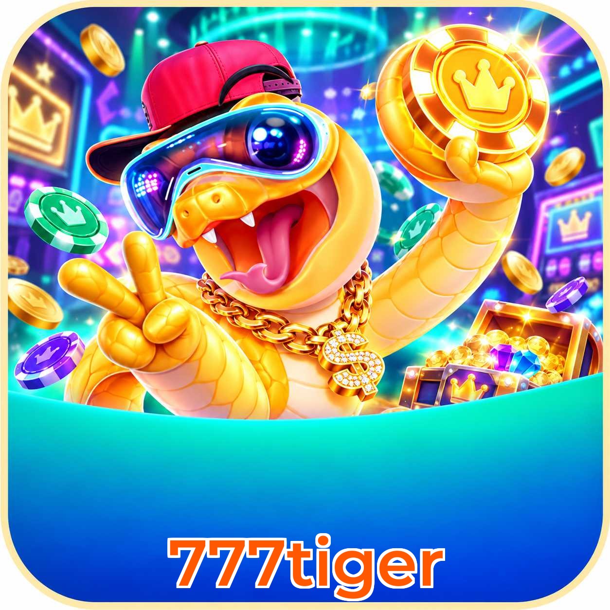 Interface mobile com Plushie Frenzy 777tiger